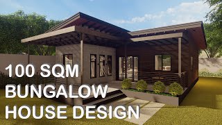 100 SQM BUNGALOW HOUSE DESIGN | Konsepto Designs