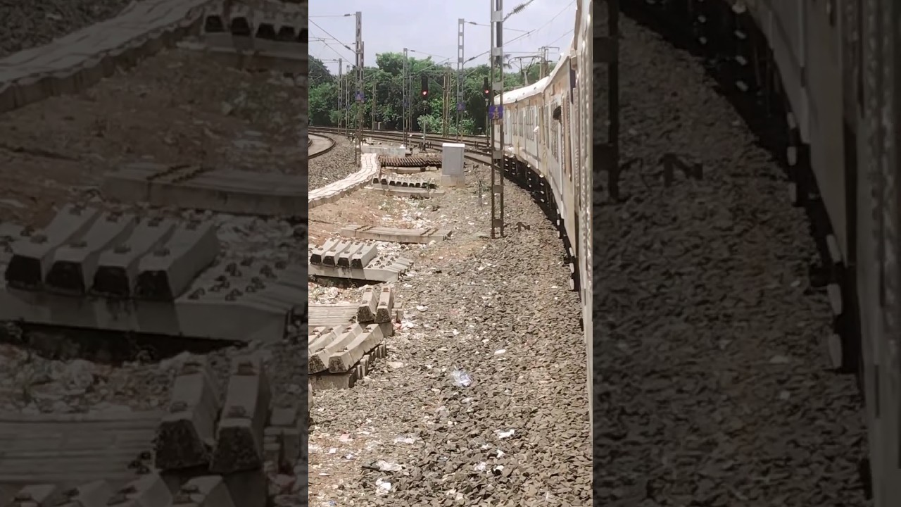 Beautiful curve || train video || train status 