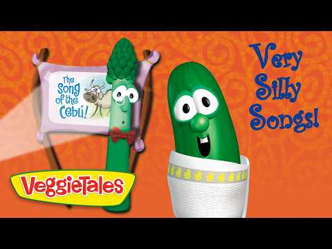 A VERY Silly Sing-A-Long 🎶 VeggieTales Song Marathon with LYRICS 🍅 Theme, Cucumber, Hairbrush +MORE!