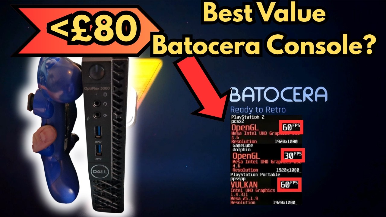 i3-8100T: Still Good for Emulation in 2026? (£60 Batocera Build