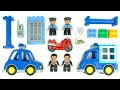 شرطة سيارات لعبة للأطفال تعلم الألوان ألعاب الحفارة، الجرّار، شاحنة الإطفاء شاحنة قمامة