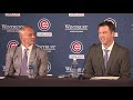 New Cubs GM Carter Hawkins’ Press Conference