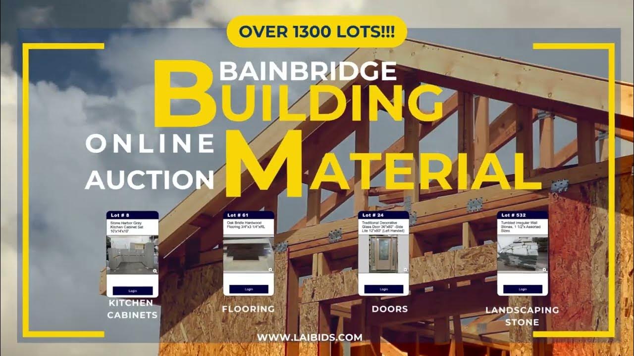 Bainbridge, NY Building Material Auction Catalog Complete Auction