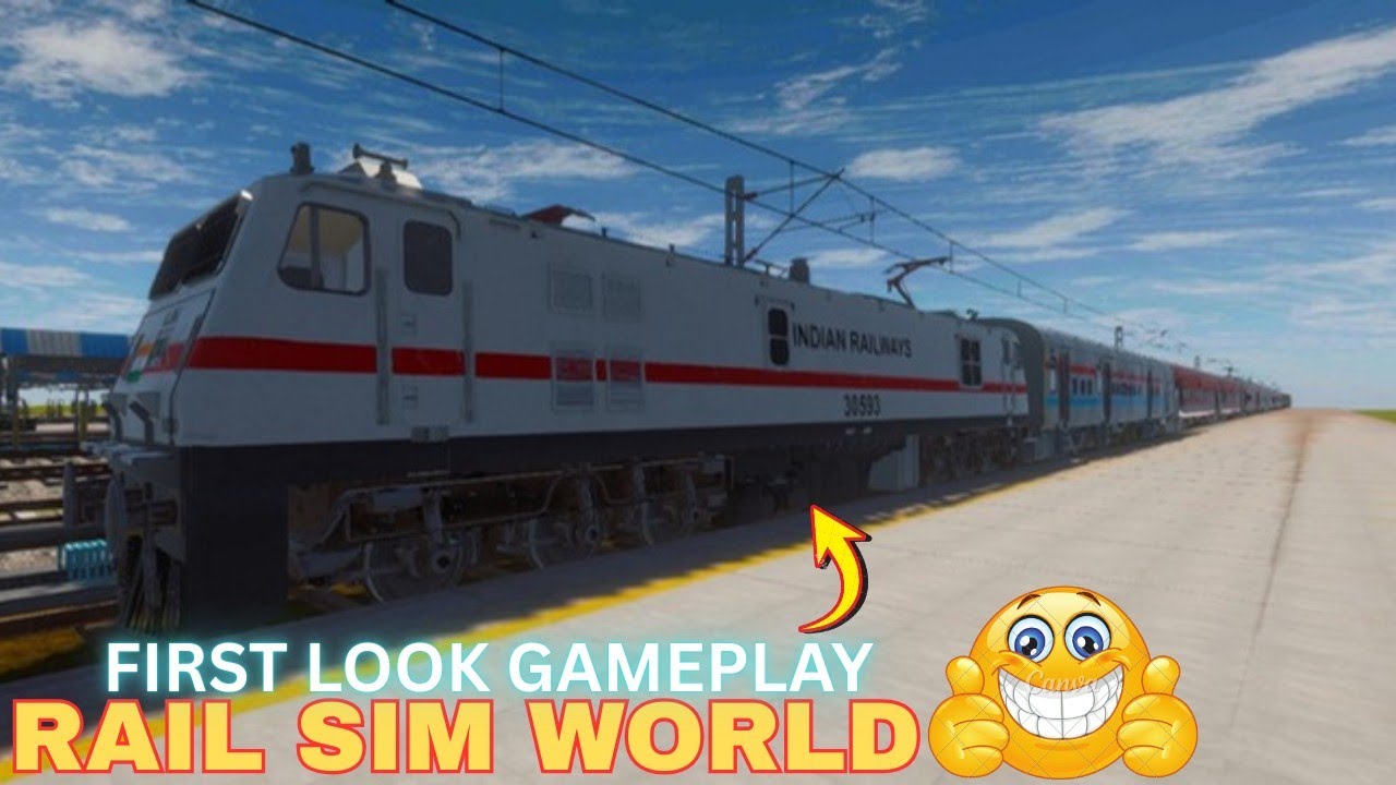 Rail Sim World New Version Gameplay Video - YouTube
