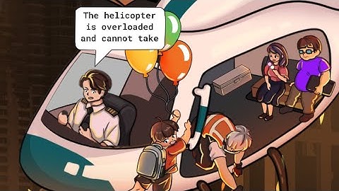 tricky twist level 20 Reduce the weight of helicopter