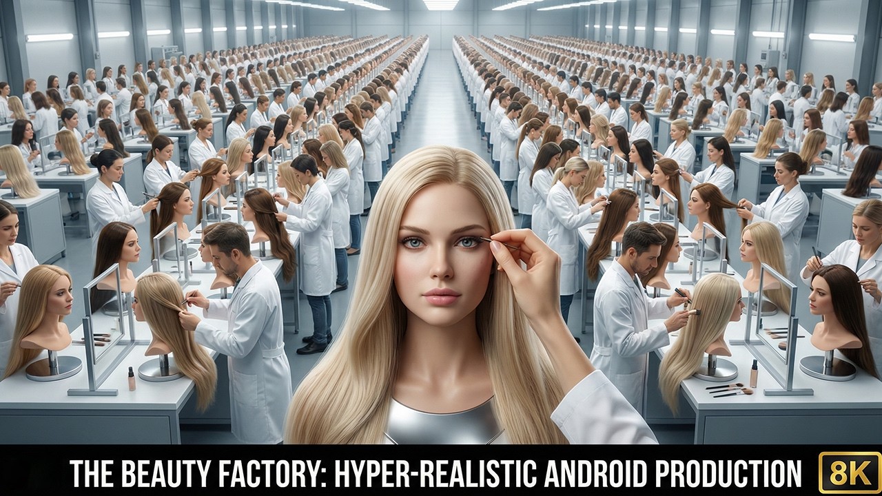 Inside the Hyper-Realistic AI Robot Factory: How It's Made  (Full Process)