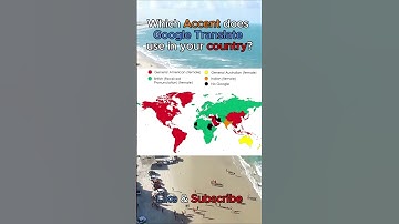 Which Accent does Google Translate use in your country? #geography #map  #maps #fyi #didyouknow #op