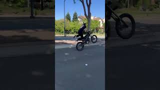 Scraped the ultrabee 😮‍💨🐝 #surron #bikelife #wheelie #shorts #fyp