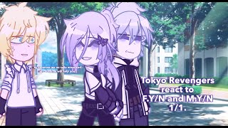 || Tokyo Revengers react to F.Y/N and M.Y/N || ENG/RUS || 1/1 || By:Nikoletta ||