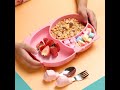 Cute cow shaped silicone food tray