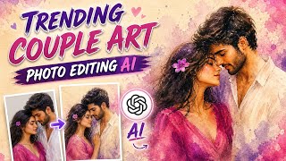 Instagram Trending Couple Art Photo Editing Prompt | Instagram Trending Photo Editing Ai screenshot 4