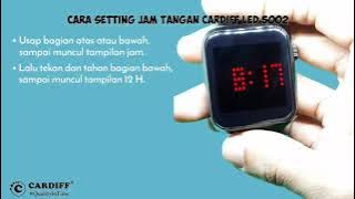 Download lagu Cara setting jam tangan cardiff Led 5002 & 5003