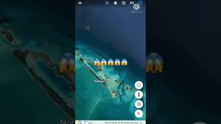 google earth Norman's cay hidden plane in water😨😨😨😨