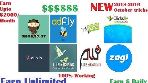 How to Earn $2000 per Month from Short link? || New Latest 2018 October Tricks || No VPN ||