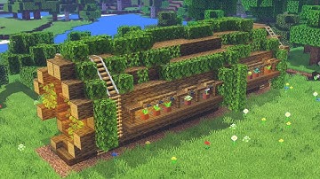 Minecraft: How to Build a Fallen Tree House
