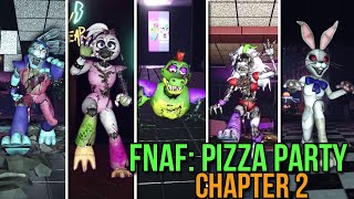 FNAF: Pizza Party CHAPTER 2 - Full Gameplay + Ending (Night 1-5) - Roblox