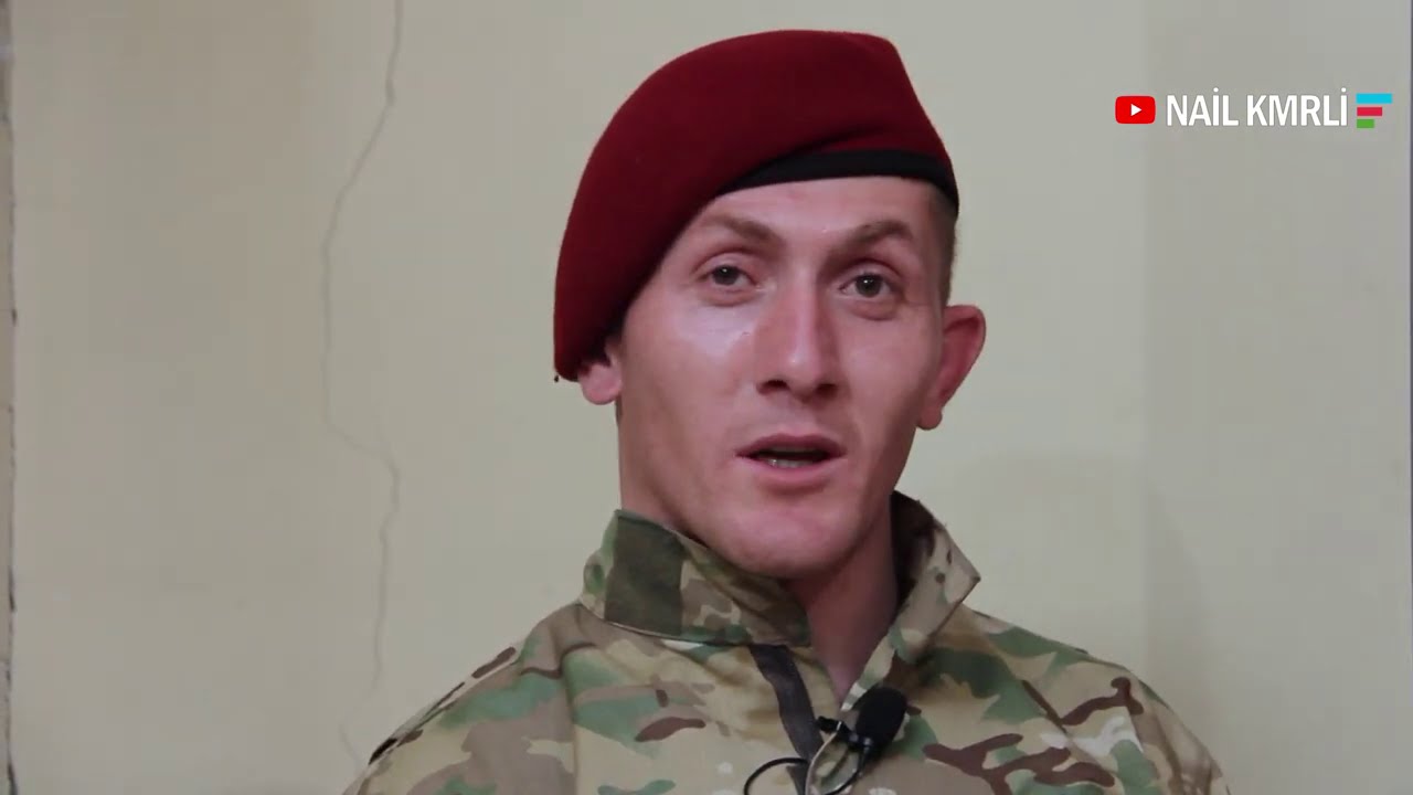 Suqovuşana Azərbaycan bayrağı sancan hərbiçi -  İlkin Fərzəliyev