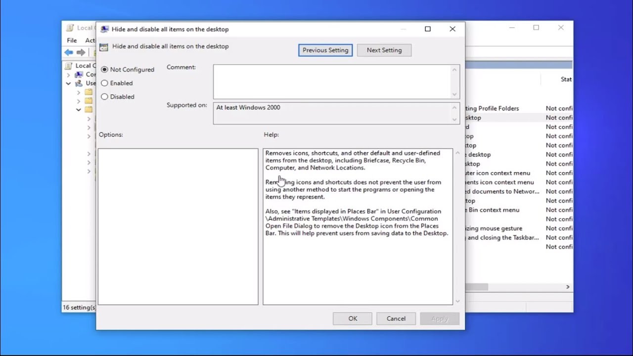 ms settings display error ms settings display error