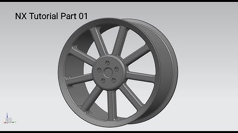 how to design alloy wheel NX tutorial part-01