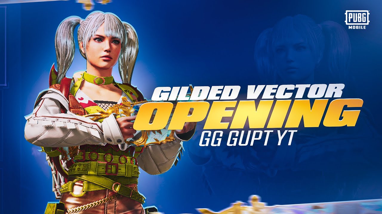 New Gilded Vector Crate Opening | New lucky crate opening | Gilded reaper vector opening | Pubgm