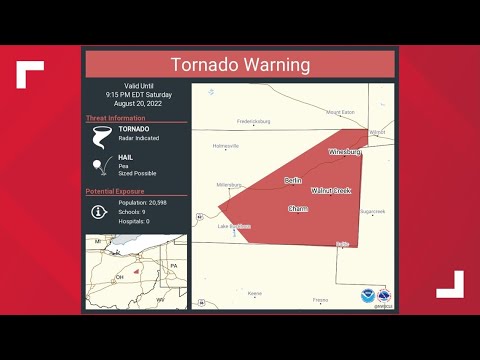 Tornado Watch issued for Holmes County amid overnight storms