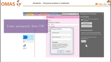 OneNote Quick tip - Password protect a notebook section