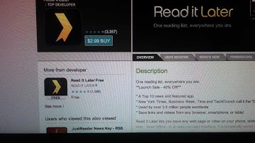 Read It Later Pro for Android - Quick Demo