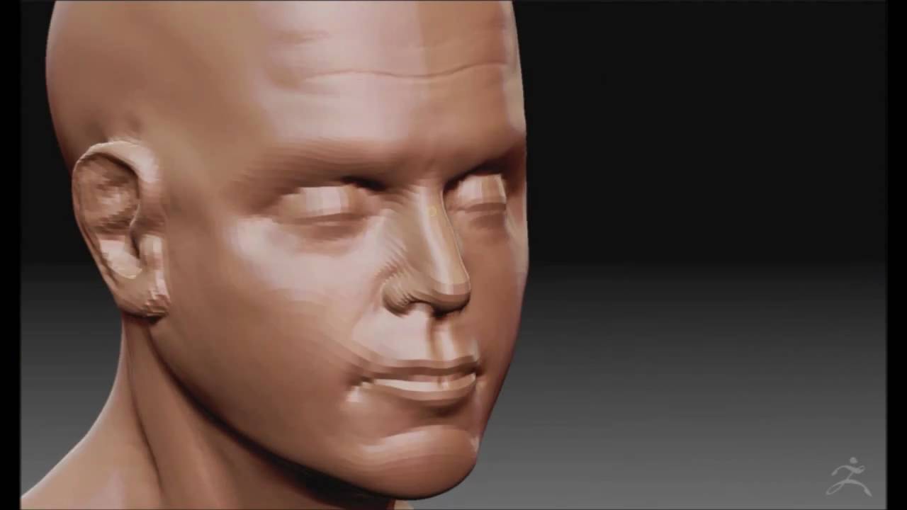 how do you sculpt a human head in zbrush