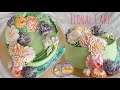 Floral cake step by step tutorial  cake for mother   smithshuvo