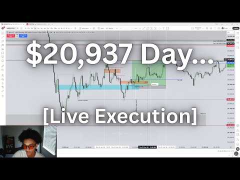 How an advanced ICT trader made $20,937 trading NQ (Live execution)