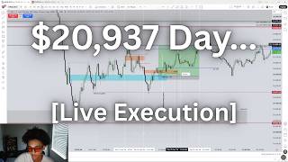How an advanced ICT trader made $20,937 trading NQ (Live execution)
