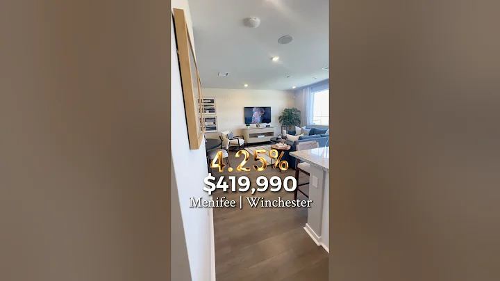Menifee | Winchester | 4.25% | $3,000 payment range | (951) 404-2420 | #firsttimehomebuyer #hometour