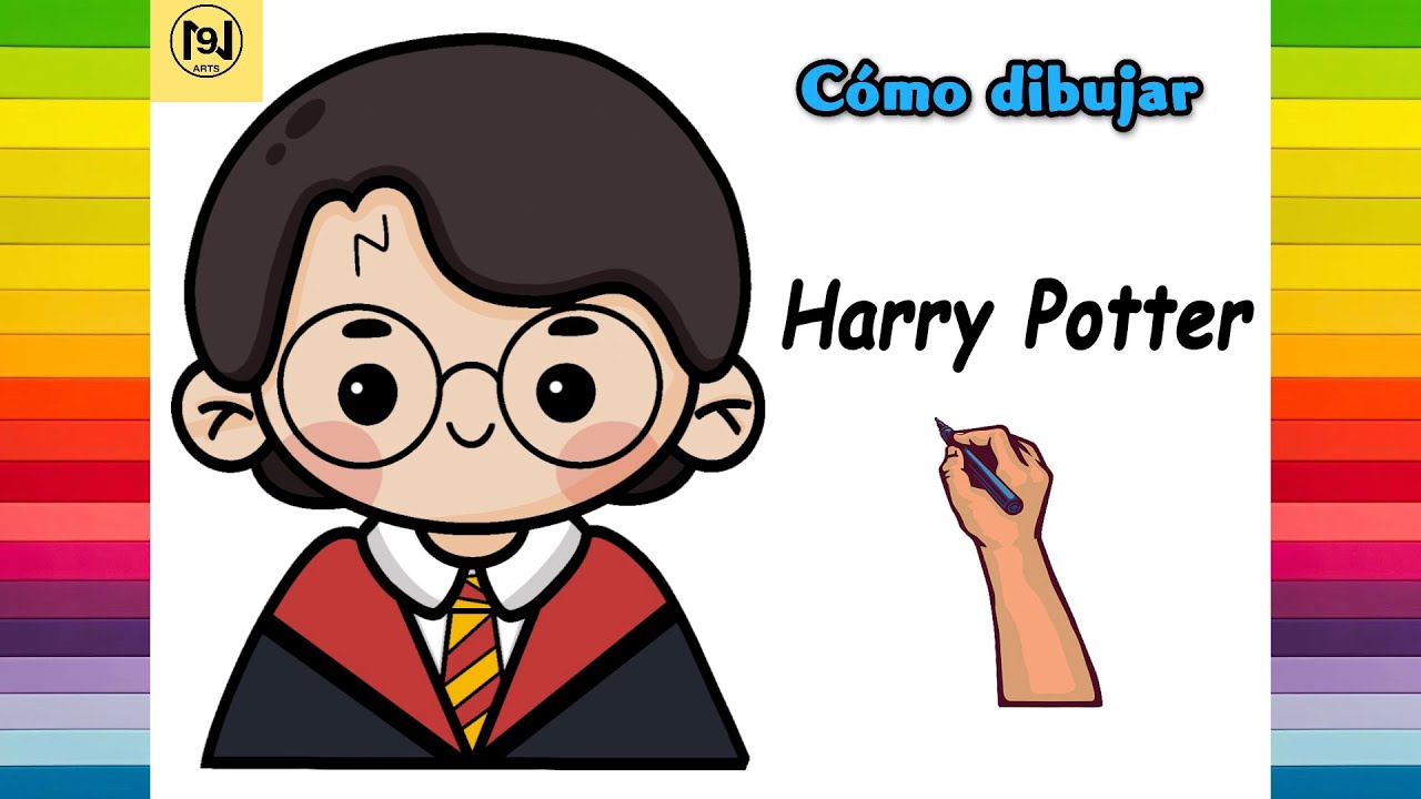 Cómo dibujar Harry Potter fácil paso a paso (2022) | No.9 ARTES - YouTube