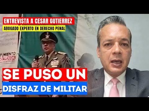 General ANTI-AMLO es un IMPOSTOR que engaña a los mexicanos: César Gutiérrez Priego