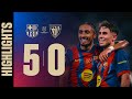 HIGHLIGHTS FC BARCELONA 5 Vs 0 ATHLETIC CLUB 0 SPANISH SUPER CUP SEMIFINAL 