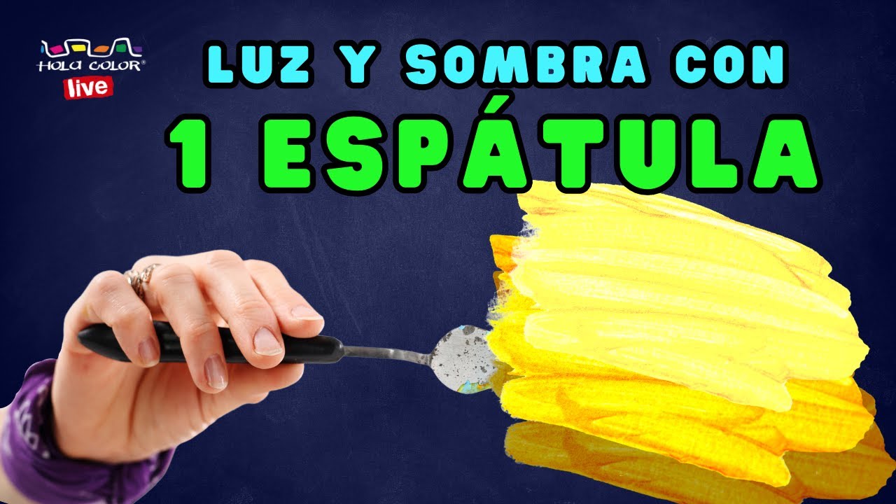 🏜️ ЛЕГКИЙ ШПАТЕЛЬ: 🌝🌚 Игра со светом и тенью — Hello Color LIVE