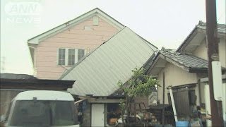 群馬・伊勢崎で“突風”　屋根が飛ばされ窓割れる(16/07/14)