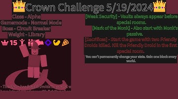 Crown Challenge 5/19/2024 - Randomly Generated Droids