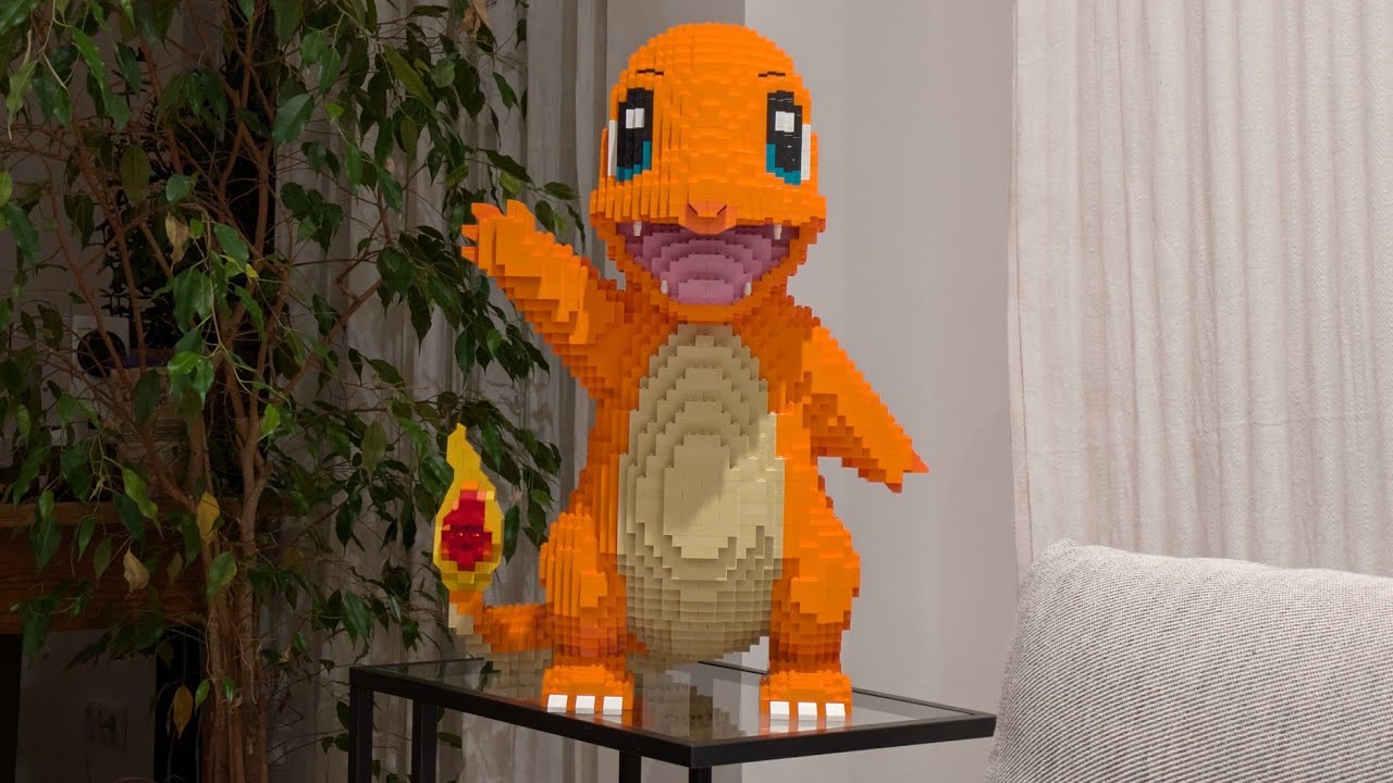 I built a MOC by Dave Holder: Life-Sized Fire Lizard (Charmander