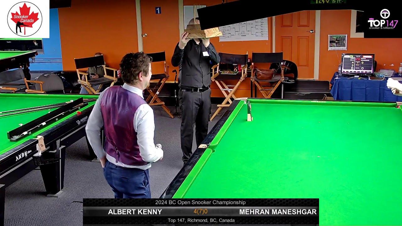 Snooker Canada, 2024 BC Open Championship YouTube