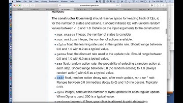 CS 7646: QLearning and robot navigation