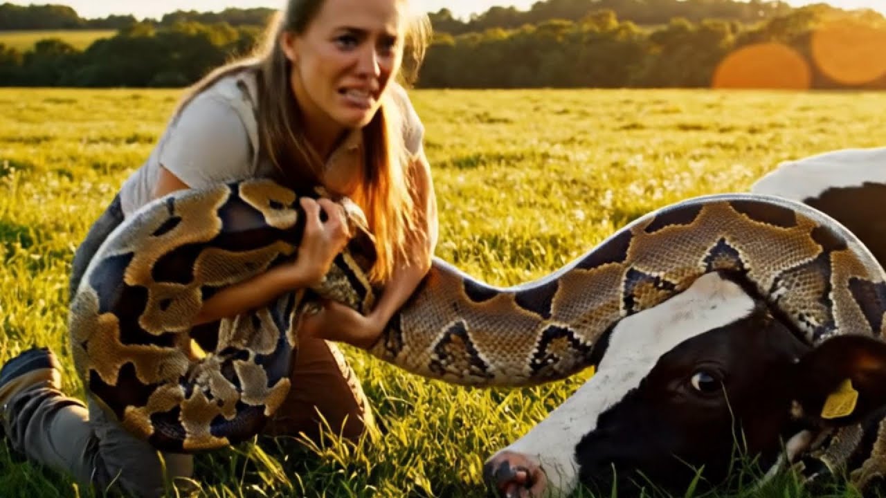 Epic Animal Rescue | Woman vs Giant Python | Ultra-Cinematic 8K Film ...