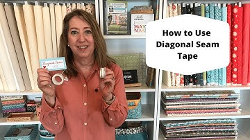 How to Use Diagonal Seam Tape