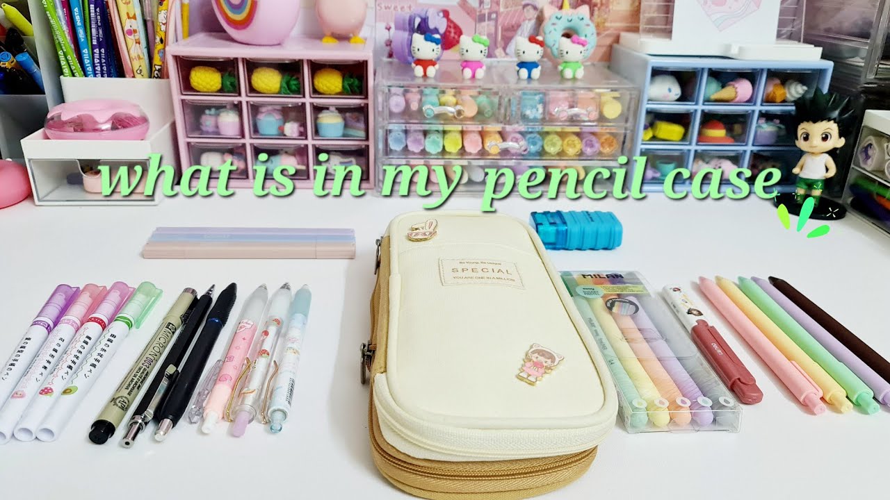 What's in my pencil case 2023 ️ ️ stationery cute