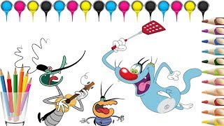How To Draw Oggy And The Cockroaches Drawing Pictures || Oggy And The Cockroaches screenshot 3
