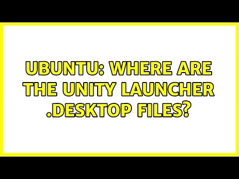 فيديو: ما هو Unity Launcher في أوبونتو؟