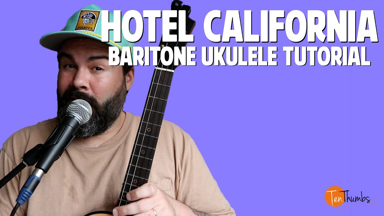 A Song About a Hotel by a Band Named After Bird - Beginner Baritone Ukulele Tutorial