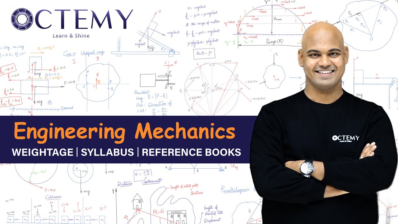Engineering Mechanics | 1.Introduction | Syllabus | Weightage |Reference Books | GATE/ESE-2022/2023