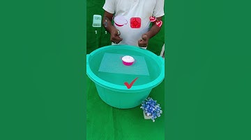 TRY TO GUESS HOW MANY TISSUE PAPER IT TOOKS-77 #asmrvideo #satisfying #water #experiment