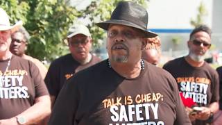 Postal workers union holds press conference after employee deaths